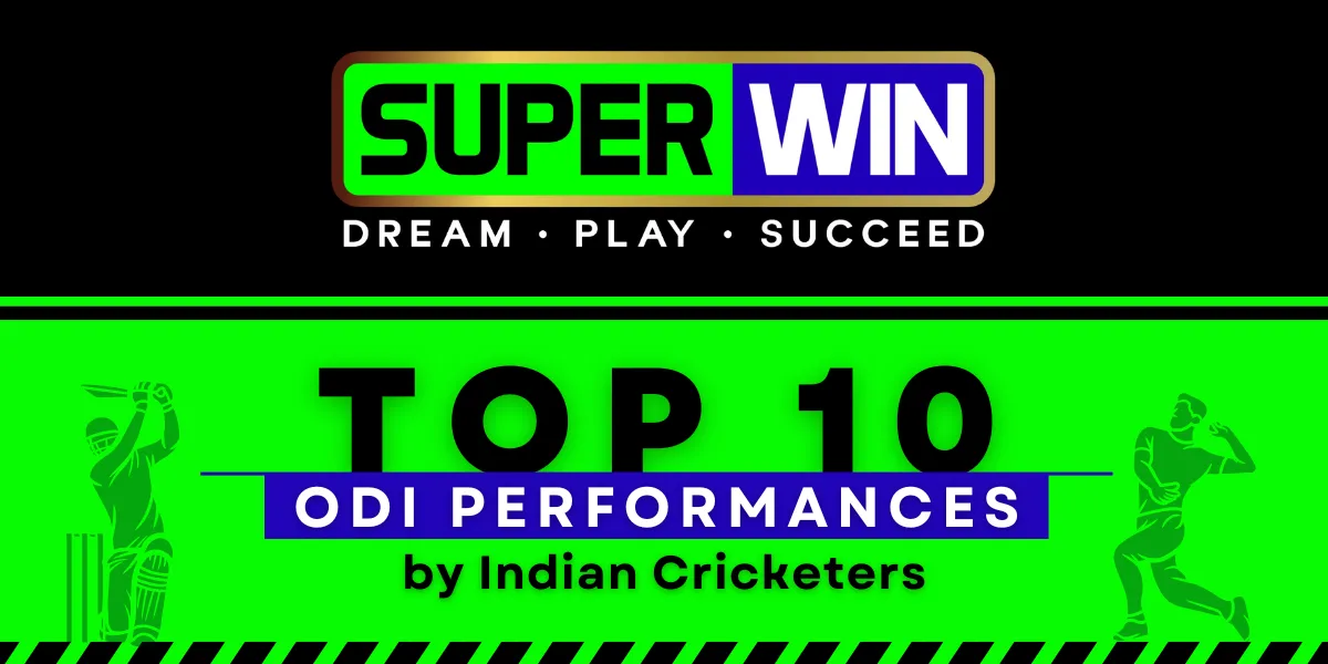 top 10 odi performances by indian cricketers